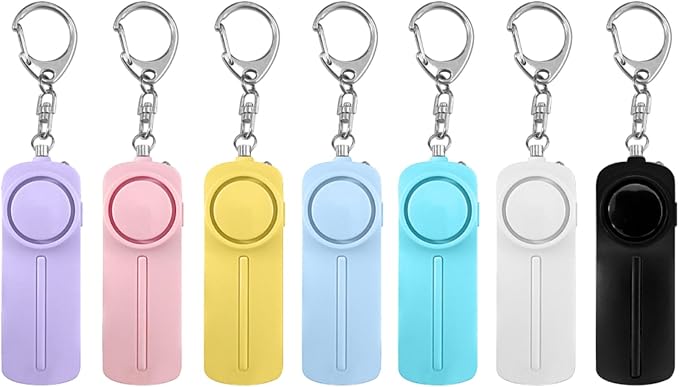 Safesound Personal Alarm: Your 130dB Self-Defense Companion - Keychain Emergency LED Flashlight - Security and Protection for Women, Girls, Kids, and The Elderly (Black & White, 2) - Image 9