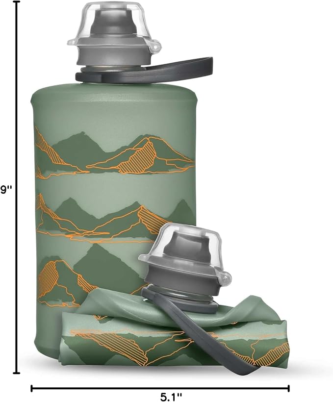 HydraPak Stow Collapsible Water Bottle – 350ml, 500ml, 1L – Ultralight, Leak-Proof, BPA-Free, Filter Compatible Travel & Hiking Flask - Image 7