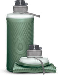 HydraPak Flux - Collapsible Backpacking Water Bottle (750ml, 1L, 1.5L) - BPA Free, Ultra Light, Spill-Proof Twist Cap by Hydrapak