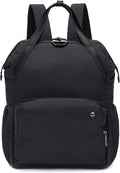 Pacsafe Women's Citysafe CX 17L Anti Theft Backpack-Fits 16 inch MacBook Pro, Econyl Black, One Size by Pacsafe