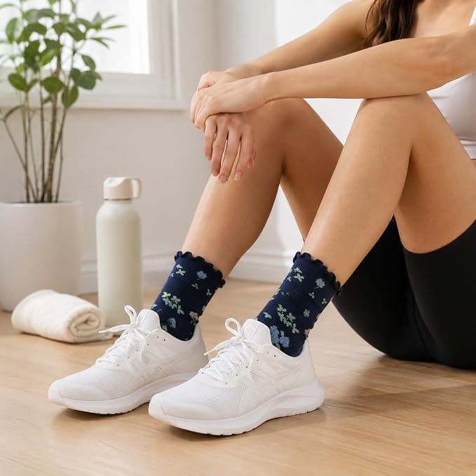 Dr. Motion Compression Quarter Socks For Women With Enhanced Cushion And Breathable Arch Support 6 Pairs - Image 3