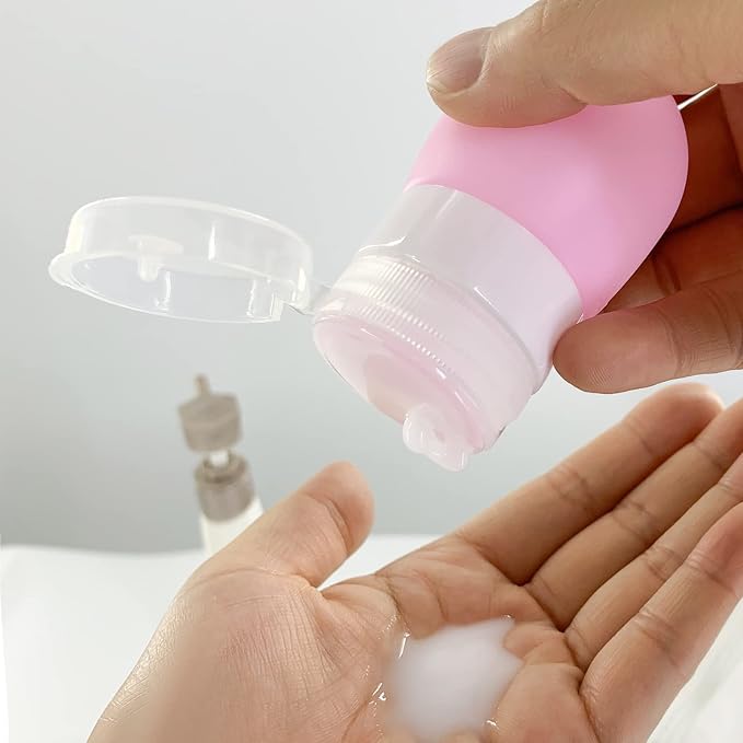 Portable Soft Silicone Travel Bottles Travel Containers(1.3OZ, Pack of 3) - Image 5