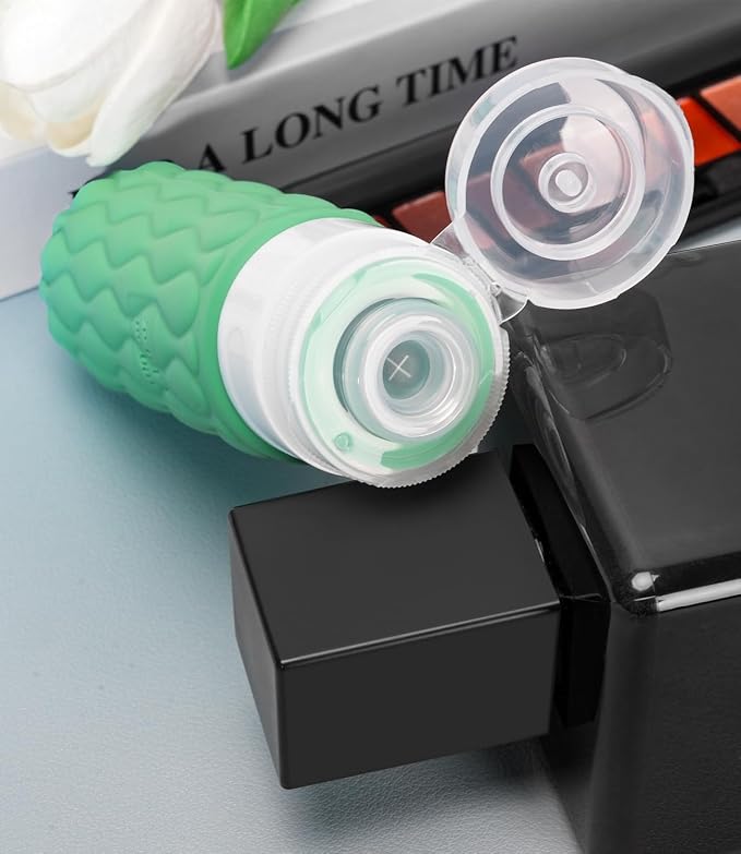 3.4oz Silicone Travel Bottles for Toiletries Refillable Liquid Accessories | for Shampoo and Conditioner, TSA Approved Leakproof Squeeze Bottles Travel-friendly with Labels/Clear Bag - Image 2