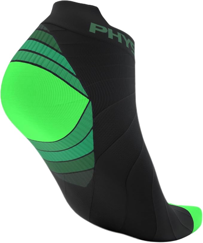 Physix Gear Short Compression Socks for Men & Women - Best Low Compression Socks Women & Men Ankle Socks with Arch Support by PhysixGearSport