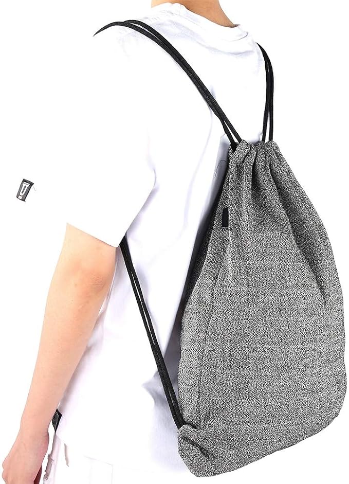 Cut Proof Bag, Cut Proof Bag PE Grade Anti Theft Cut Proof Drawstring Bag Portable Travel Safety Backpack Anti Theft Bag Universal Anti Theft Backpack for Car Plane Train Bike Boat - Image 6