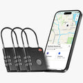 KeySmart SmartLock Tracking Luggage Locks, TSA Locks for Luggage, GPS Tracker, Combination Lock Compatible with Apple Find My App, Best Travel Essentials, Replaceable Non-Rechargeable Battery (3 Pack) by KeySmart