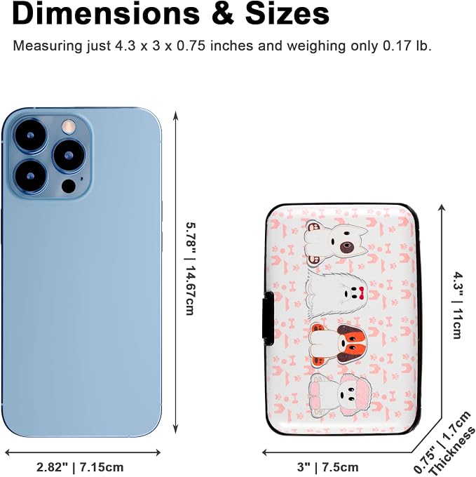 Credit Card Holder Small RFID Blocking Wallet Business Metal Slim Mini Aluminum Hard Case for Women Men - Image 5