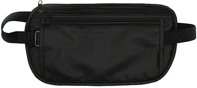 Travel Money Belt, Passport Holder, Fanny Pack for Women Men, Waterproof Travel Wallet Hidden Waist Bag Outdoor Bum Bag for Cash, Credit Card, Travel Documents and Mobile Phone by YuanYouTong