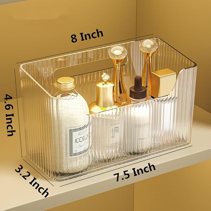 2 Pack Adhesive Cabinet Door Organizer, Storage Bins Lid Organizer Cabinet Wall Mount Pantry Door Caddy Containers for Kitchen Bathroom Countertops - Image 2