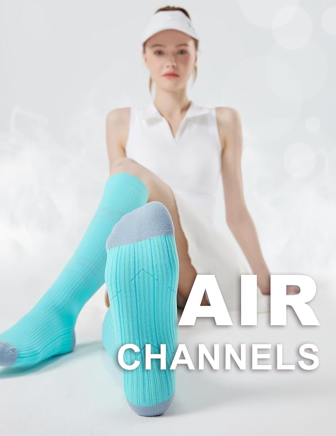 FITRELL 3 Pairs Compression Socks for Women and Men 20-30mmHg-Circulation Support Socks - Image 2