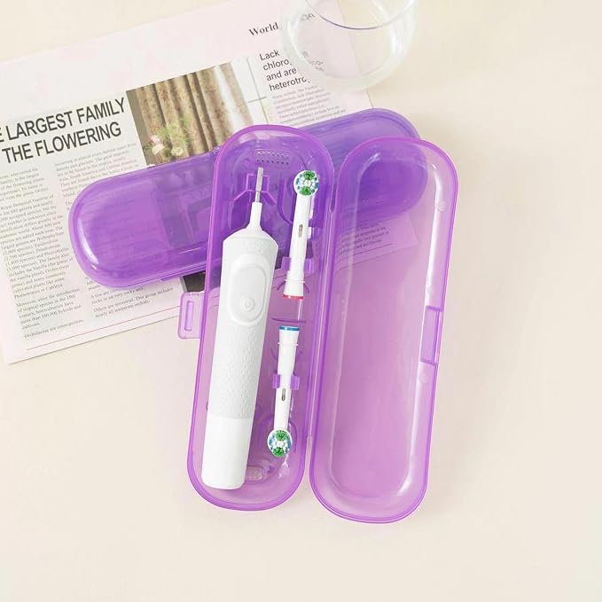 Newly upgraded toothbrush travel case, suitable for Oral-B/Oral-B Pro/Philips Sonicare/Aquasonic toothbrush, travel electric toothbrush box(purple) - Image 7