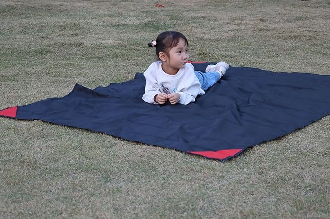 Orga'Neat Pocket Picnic Blanket, Compact Lightweight Tarp for Camping | Foldable, Easy to Carry, Water Resistant Sandproof Washable Quick Dry Mat for Beach, Festival, Travel, Outdoor Recreation - Image 5