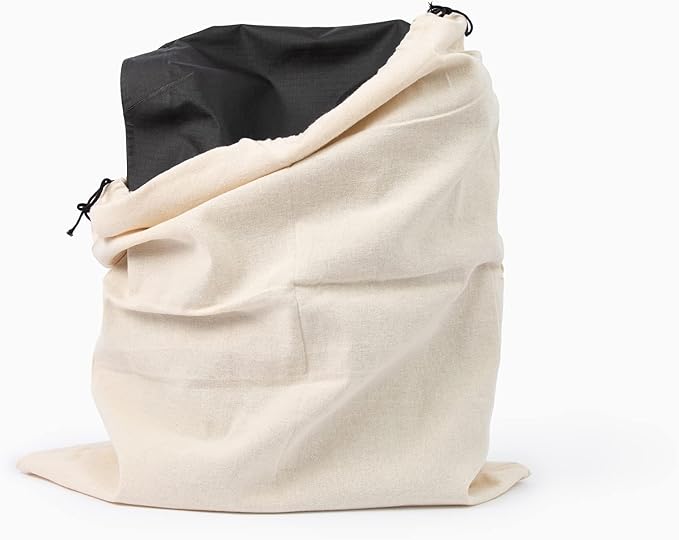 Organic Cotton Dust Proof Storage Bags for Handbags - Large Purse Storage Bags - Dust Bag Cover for Expensive Purses & Handbags - Extra-Large Cotton Drawstring Storage Bags (3 Bags - 26"x20") - Image 5