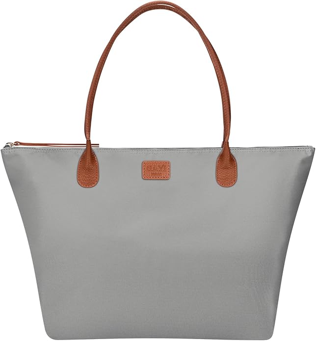 GAYI URBAN Nylon Tote Bag for Women, Large Foldable Weekend Hobo Purses for Women, Shoulder Tote Handbags with Zipper | Nylon by GAYIURBAN