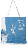 Summer Coastal Beach Canvas Tote Bag by Welcometowoodforest
