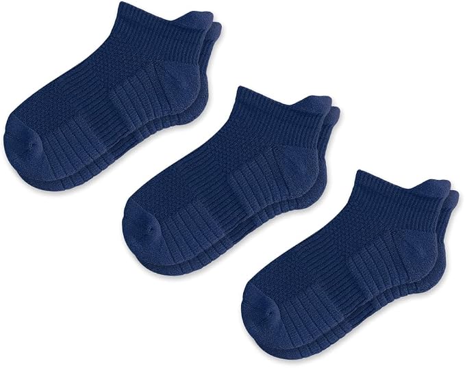 Viasox Ankle Compression Socks for Women & Men 3 Pack, 14 mmHg Support Improves Circulation, Extra Cushioned - Image 2