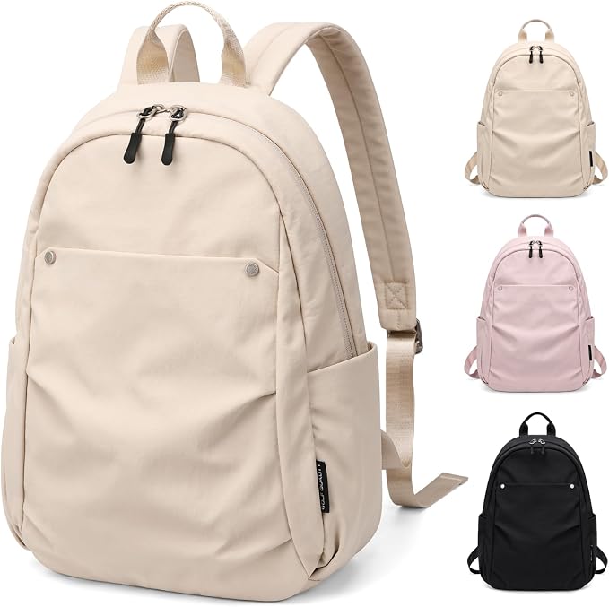 Mini Backpack for Women Fashion Small Backpack Purse Lightweight Daypack for Work Trave Daily,Apricot by GOLFQUALITY
