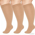 Compression Socks for Women &Men Wide Calf, Plus Size 15-20 mmhg,Knee High,compression stockings by COMPRESSIONSOCKS