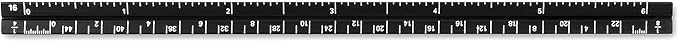 Alumicolor Aluminum Combination Architect/Engineer Pocket Drafting Scale, 6IN, Black - Image 3