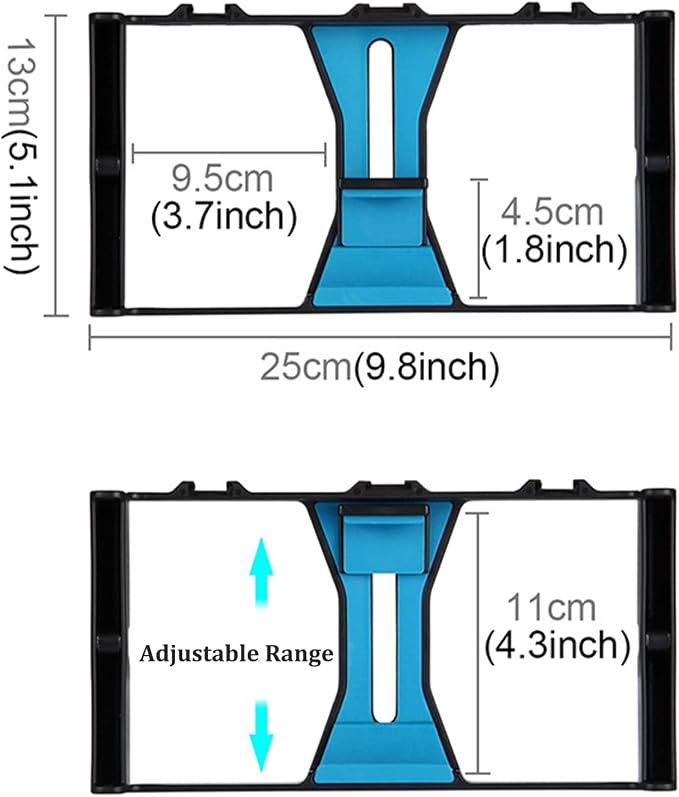 Smartphone Video Rig, Phone Video Stabilizer Camera Case Mount Holder for Filmmaking and Vlogging, with Cold Shoe Mount for Smartphone, for Streaming Equipment(Blue) - Image 4