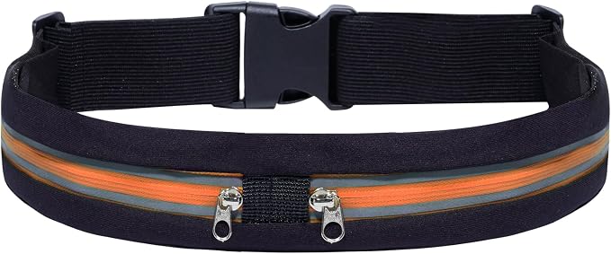 Running Belt Fanny Packs for women and men,Belt Bag for Hiking Cycling Workout,Reflective Fanny Packs for Men Runners Belt Compatible with iPhone13,12 pro,Travelling Money Phone Holder for Running by Herolland