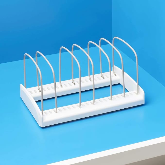 YouCopia StoreMore Bakeware Rack, Adjustable Dividers, Baking Pan Organizer - Image 2