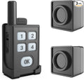 Perimeter Trip Alarm-Portable Camping Motion Sensor-1 Receiver+2 Sensors | Outdoor Wireless Motion Sensor&Detector-Personal Security for Wildlife&Stranger Alert(Camping,Hiking,Hunting,Fishing) by HTZSAFE