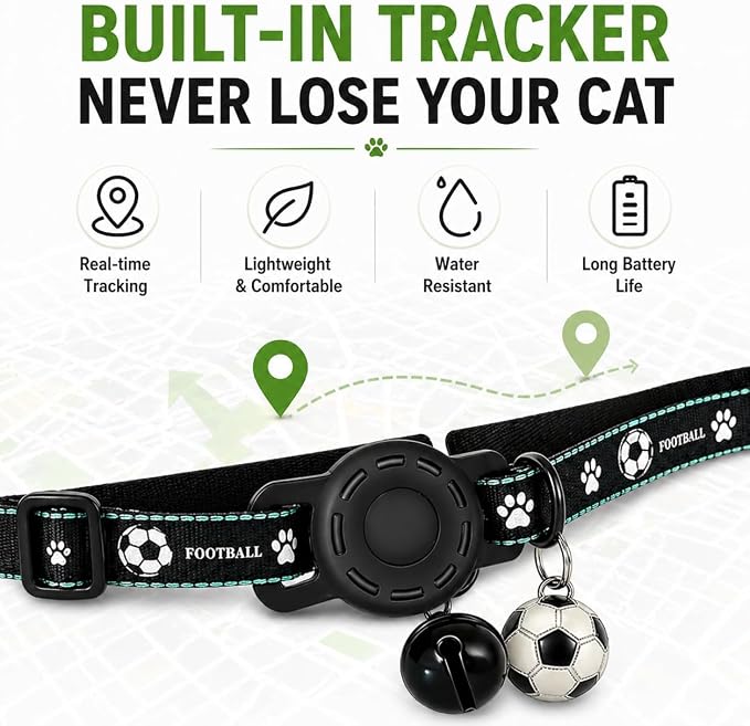 GPS Collar for Cats,Pet Tracker (Android Only) Smart tag,Waterproof Compatible with Google Find My,No Monthly Fee,Advanced Tracking Solution Smart Collar for Pet Safety Ideal Small Large Cats - Image 7