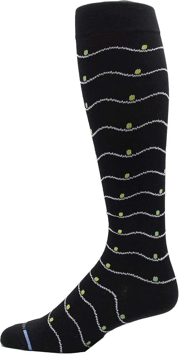Dr. Motion 4 Pairs Men's Athletic Traveler Graduated Compression Knee High Socks - Image 5