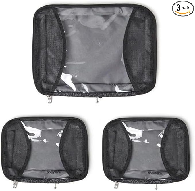 Baggallini Compression Cube 3-piece set - Lightweight Compression Packing Cubes for Travel by baggallini