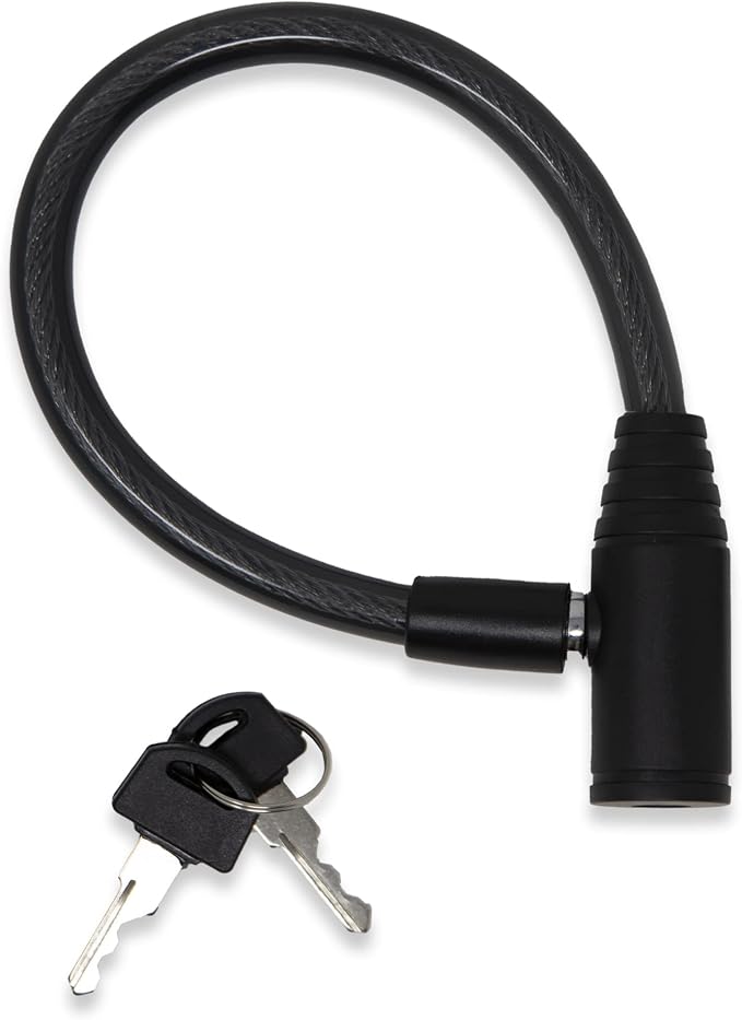 Child-Proof Refrigerator Lock for Kids & Adults - Lock for French Door Fridge and Cabinet (Small, Black - 2 Pack) by UrbanAugust