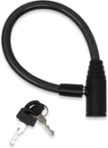 Child-Proof Refrigerator Lock for Kids & Adults - Lock for French Door Fridge and Cabinet (Small, Black - 2 Pack) by UrbanAugust