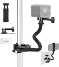 NEEWER Action Camera Mount Kit with Super Clamp, Soft Tube, Action Camera Adapter, Adjustable Holder for Flat/Round Surfaces, Compatible with GoPro Insta360 DJI Smartphone GP-26 by Neewer