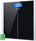 Etekcity Bathroom Scale for Body Weight, Digital, Highly Accurate, 400 lbs | Large 6mm Tempered Glass Platform, Clear LCD Display, Batteries Included, Safe Electronic Weighing for Daily Home Use by Etekcity