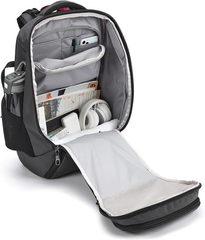Pacsafe Venturesafe EXP35 Anti Theft Travel Backpack, Slate - Image 5
