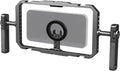 Magnetic Phone Cage with Handle,Smartphone Cage Kit with 360° Rotation Handgrip and Magnetic Sticker for Photography,Compatible with iPhone 17/16/15/14/13 Series and Andriod Phones (Black) by SUNLYTOUR