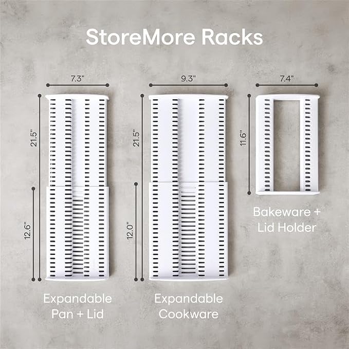 YouCopia StoreMore Bakeware Rack, Adjustable Dividers, Baking Pan Organizer - Image 9