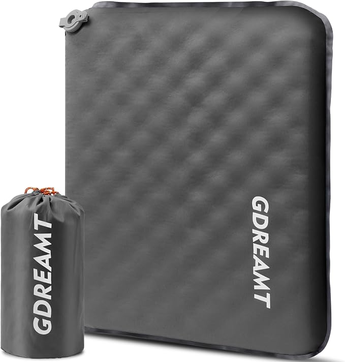 Inflatable Seat Cushion, Portable Self-Inflating Stadium Seat Cushion by GDREAMT