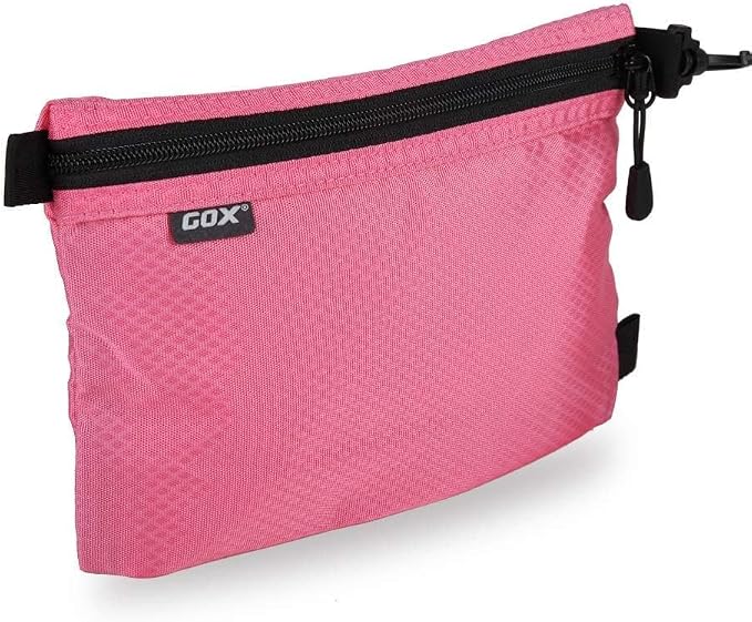 GOX Small Toiletry Bag for Men Bulk Cosmetic Bag Dopp Kit Carry On Zipper Pouch Organization Nylon Small Packing Sack Water Repellent by GOX