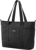 G4Free Tote Bag for Women,Puffer Work Bags with Zipper Compartments, Expandable Handbag for Travel Work Sport by G4Free