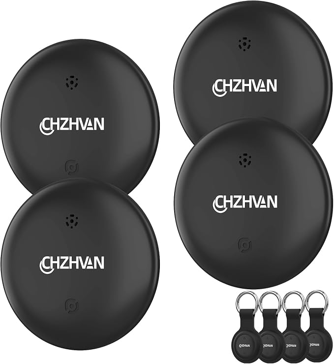 2026 Upgraded Android Tracker Tags, Official Google Certified Smart Bluetooth Tracker, Compatible with Find Hub App(Not for iOS and Huawei), Air Tag for Android, Item Locator Key Finder, Luggage Tag by CHZHVAN