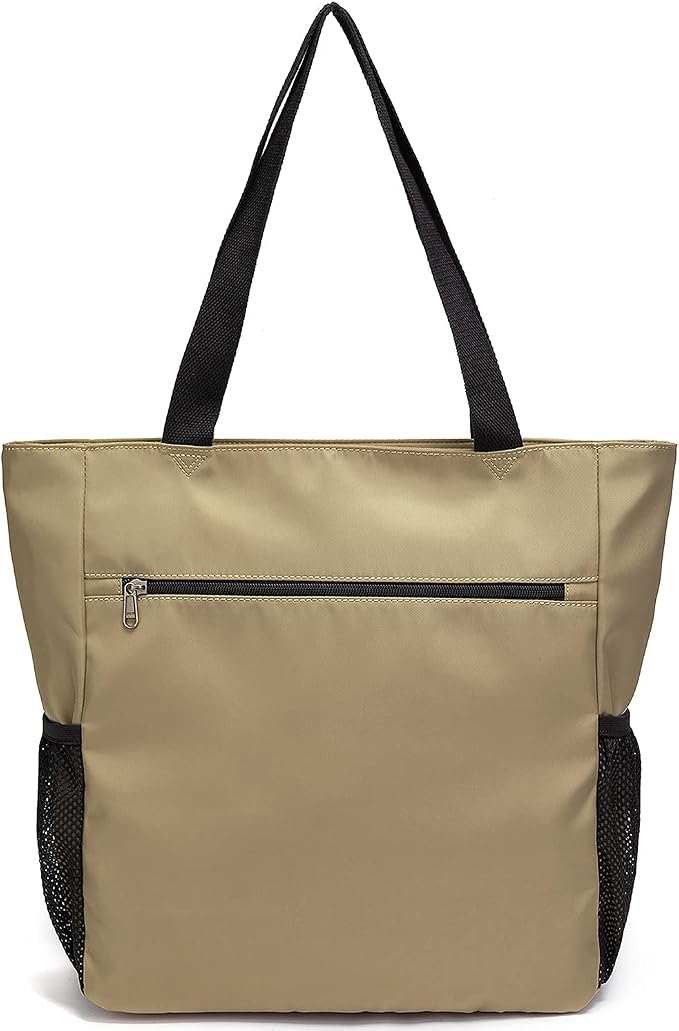 ETidy Large Capacity Foldable Tote Bag With Zipper | Water-resistant, Lightweight, Sandproof, Beach Bag, Gym Bag, Travel Shopping Bag - Image 2