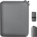 Inflatable Airplane Seat Cushion for Long Sitting Travel & Stadium | 2" memory foam core, portable & foldable, firmness adjustable, outdoor camping hiking & bleacher sit pad, flying accessories by TadpoleJump