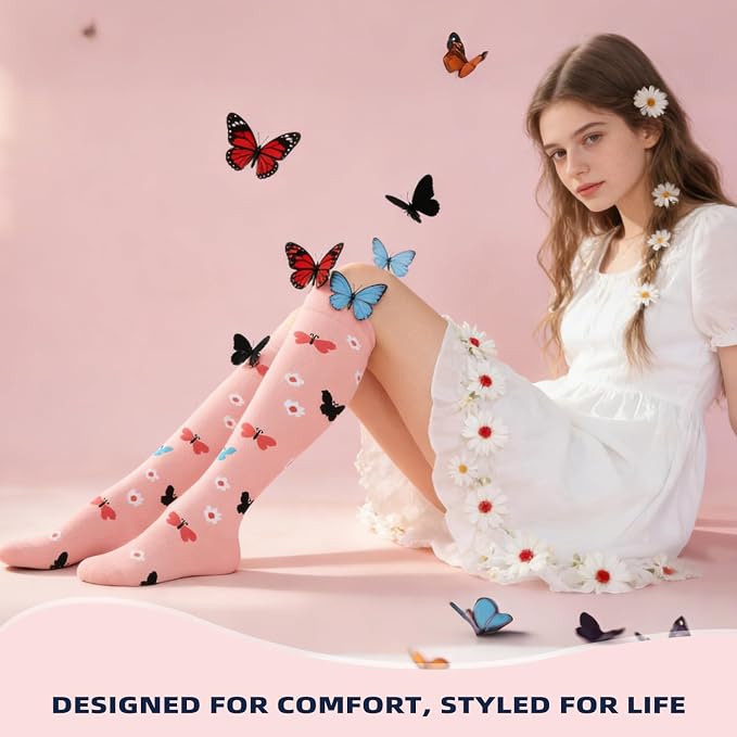 Sooverki Compression Socks for Women & Men 6 Pairs is Best Supportive Knee High Stockings for Circulation, Travel, Nurses - Image 6