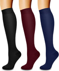 3 Pack Medical Compression Sock-Compression Sock For Women and Men Circulation -Best for Running,Nursing,Athletic Sports by LaiteHebe