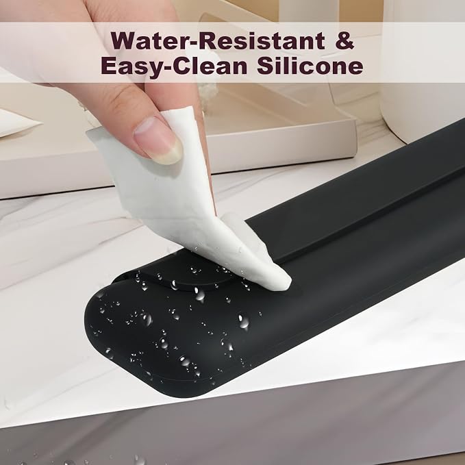 Silicone Electric Toothbrush Travel Case, Portable Protective Cover Compatible with Philips Sonicare, Oral-B, Aquasonic, Suri, Burst - Black - Image 6