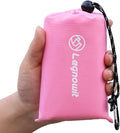 Pocket Blanket, Compact Blanket for Picnic, Beach, Festival | Sandproof, Waterproof, Stakes & Carabiner Included, Packable Lightweight Tarp for Camping, Hiking, Backpacking, Travel by Legowitoutdoor