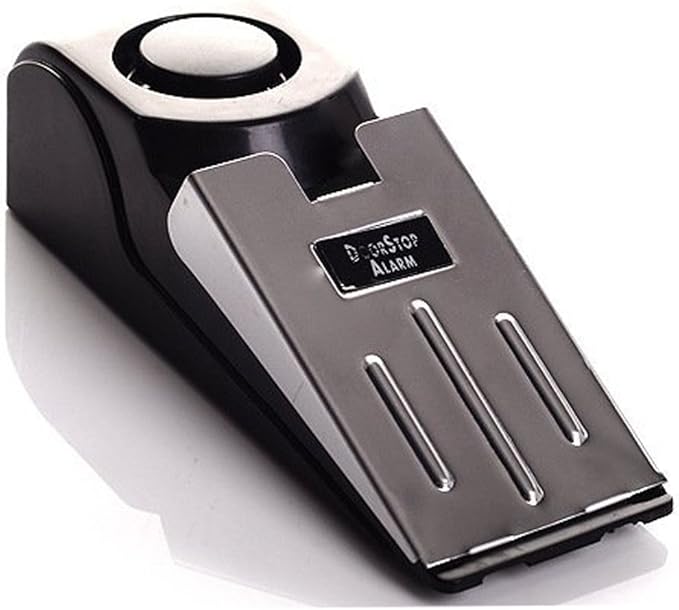 Upgraded Door Stop Alarm -Great for Traveling Security Door Stopper Doorstop Safety Tools for Home by FEENM