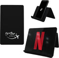 Flex Flap Cell Phone Holder & Flexible Tablet Stand for Desk, Bed, Treadmill, Home & Airplane Travel - XL by AIRGLO