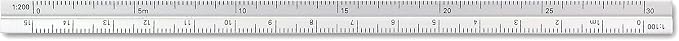 Alumicolor Aluminum Architect Metric Pocket Scale, 15CM, Silver (Pack of 2) - Image 4